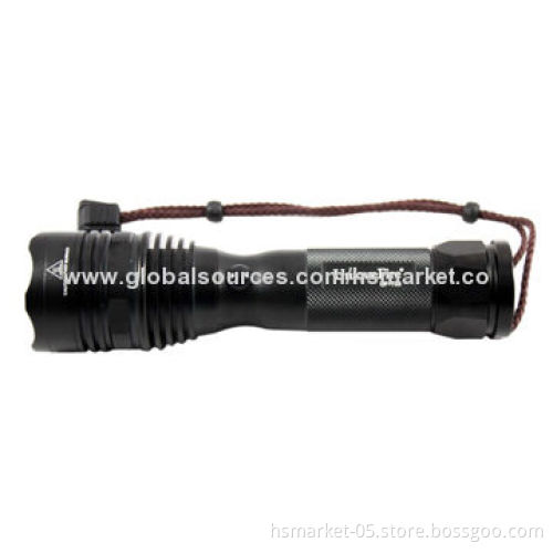CREE XM-L U2 LED, 600-1200 Lumens, 18650 Rechargeable Battery LED FlashlightsNew